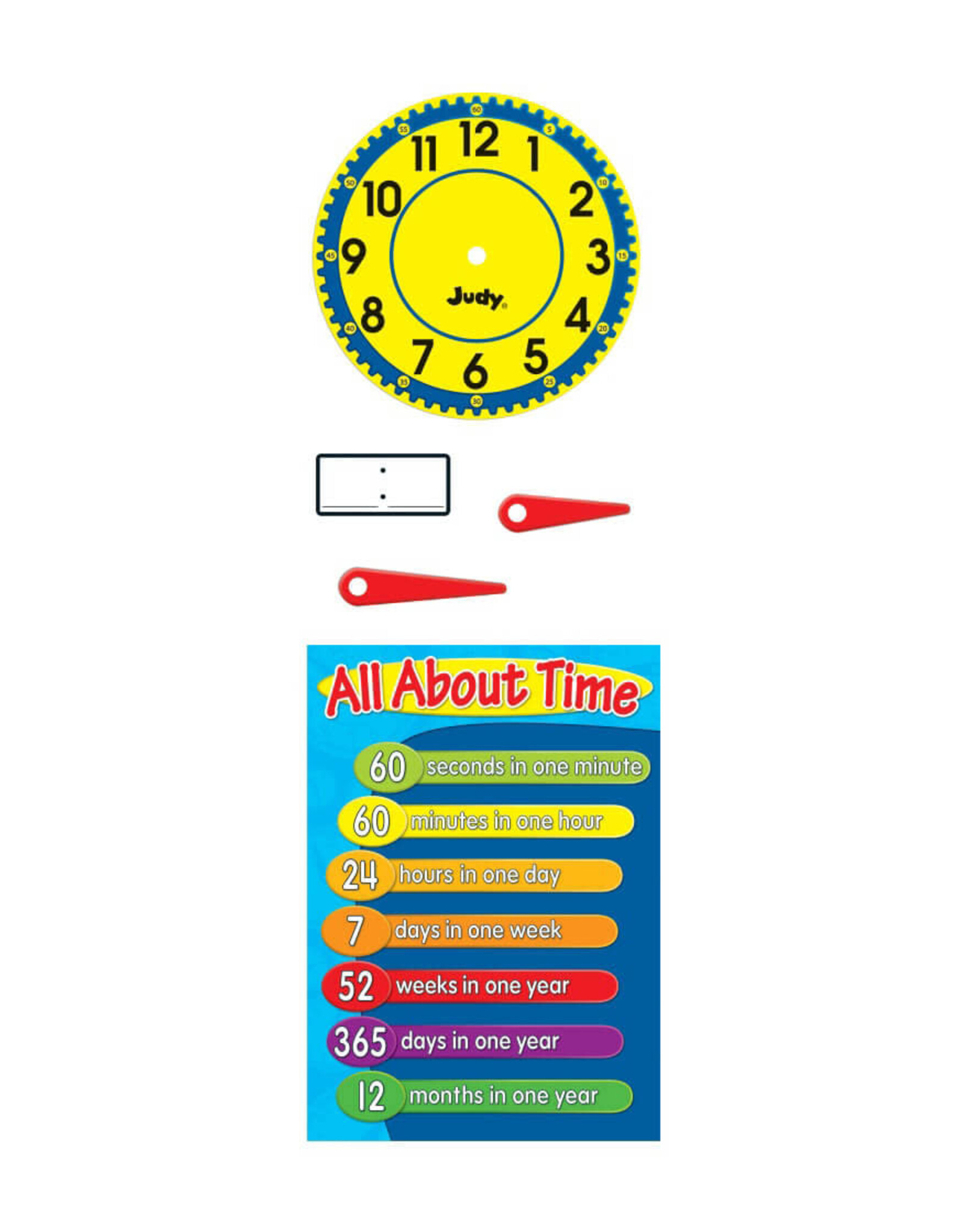 BULLETIN BOARD SET JUDY CLOCK Creative Kids