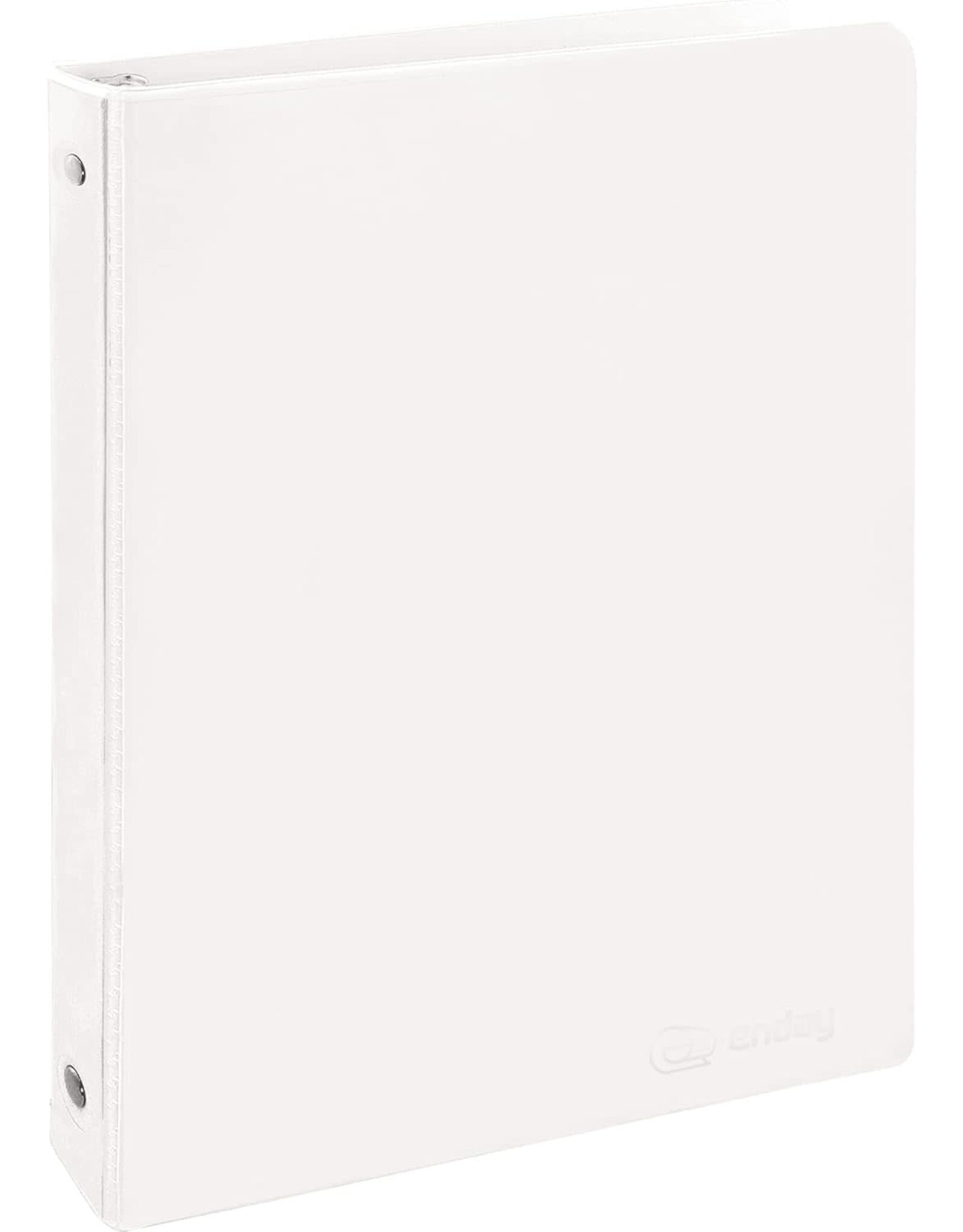 VIEW  BINDER: 1/2" O-RING WITH 2 POCKETS - WHITE