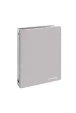 VIEW  BINDER: 1/2" O-RING WITH 2 POCKETS - GRAY