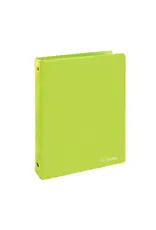 VIEW  BINDER: 1/2" O-RING WITH 2 POCKETS - GREEN