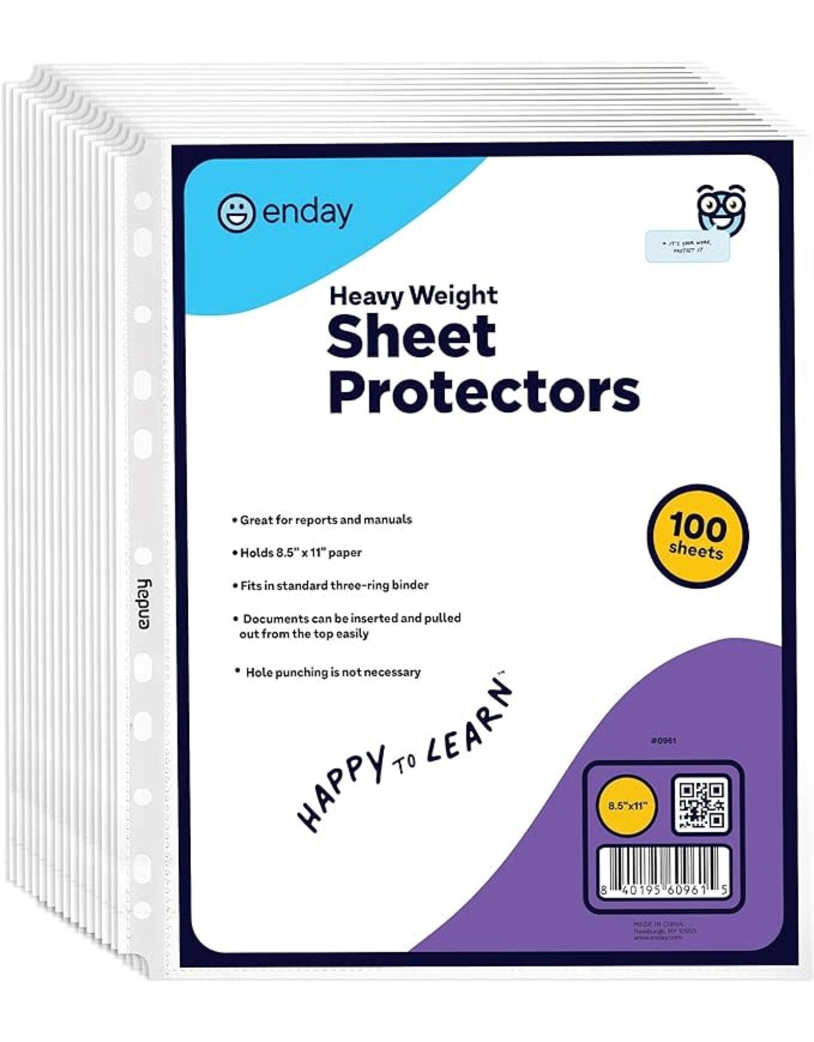 SHEET PROTECTORS - HEAVY WEIGHT 100 PACK
