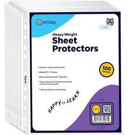 SHEET PROTECTORS - HEAVY WEIGHT 100 PACK