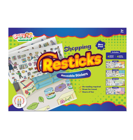 Busy Kinder REUSABLE STICKER PAD: SHOPPING