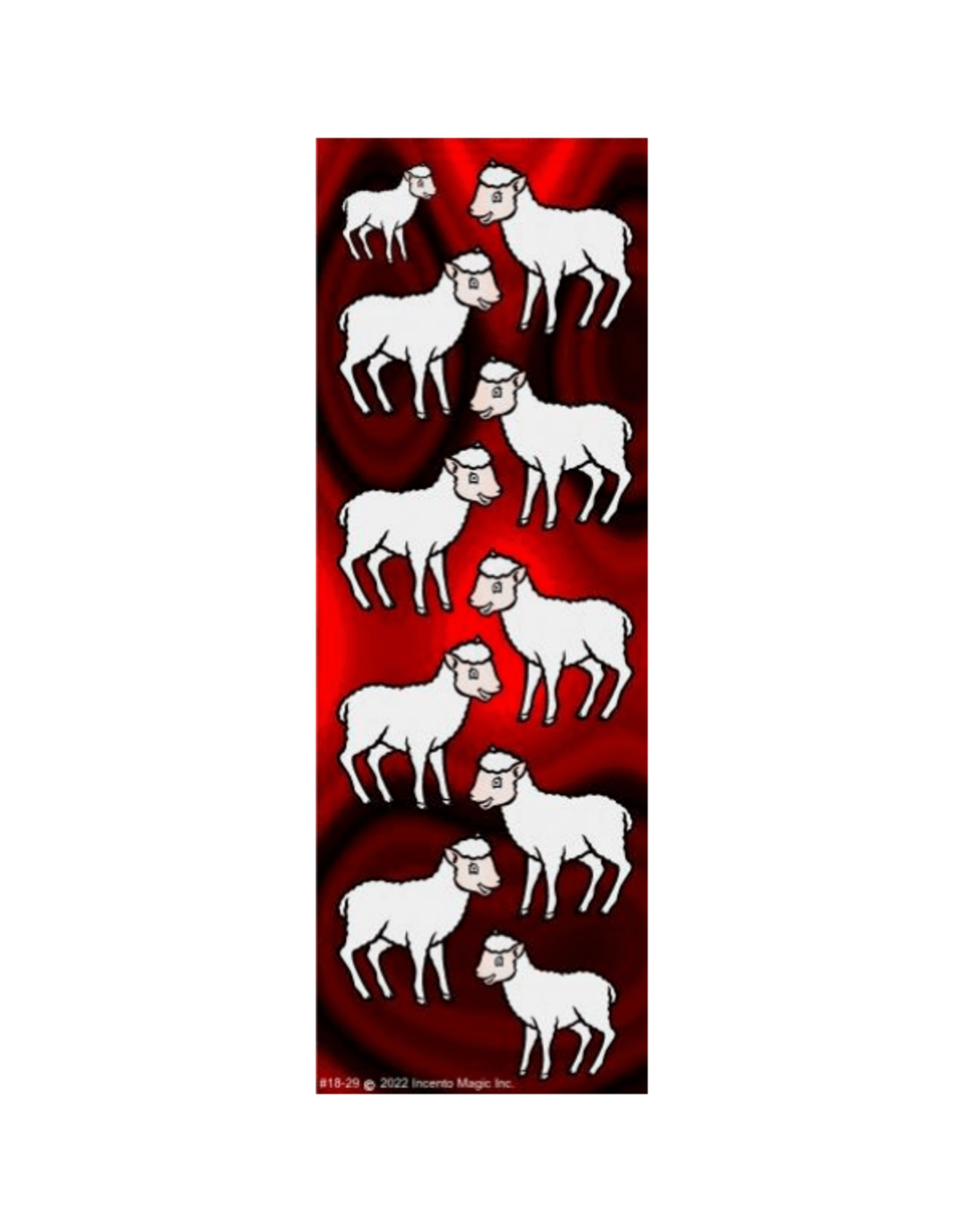 incento magic STICKERS: SHEEP 10 PER SHEET 6 SHEETS