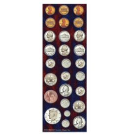 incento magic STICKERS: JUMBO DOTS MONEY COINS 6 SHEETS