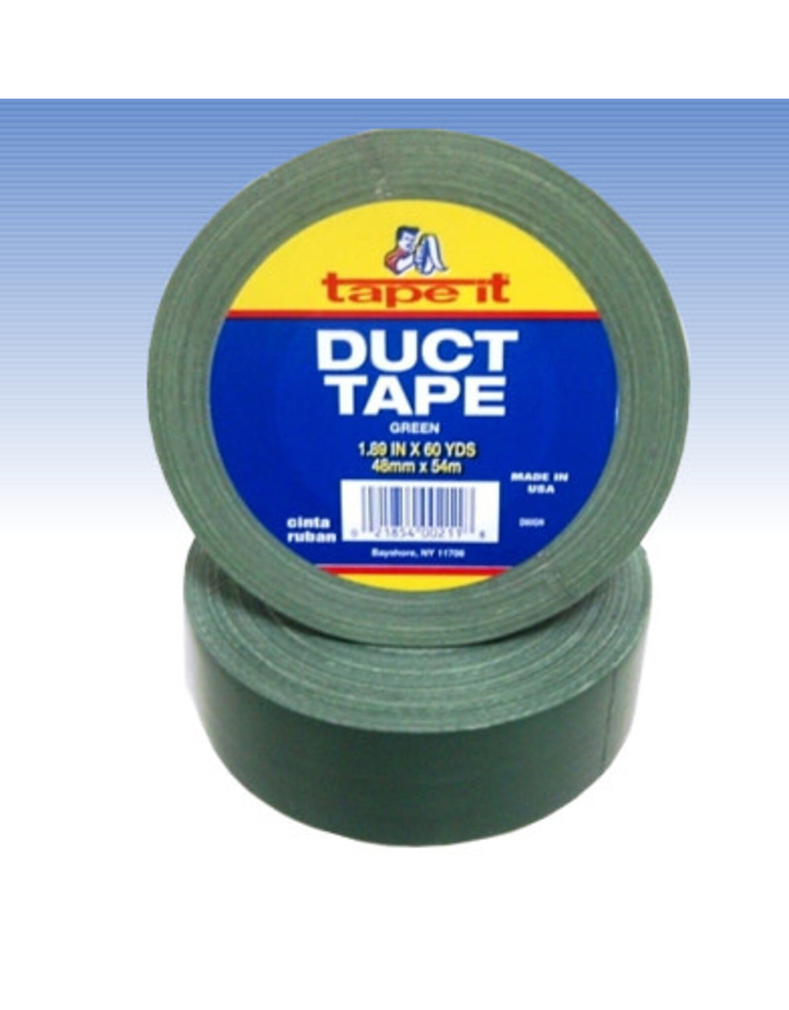DUCT TAPE: 2"x 10 YARDS -  GREEN