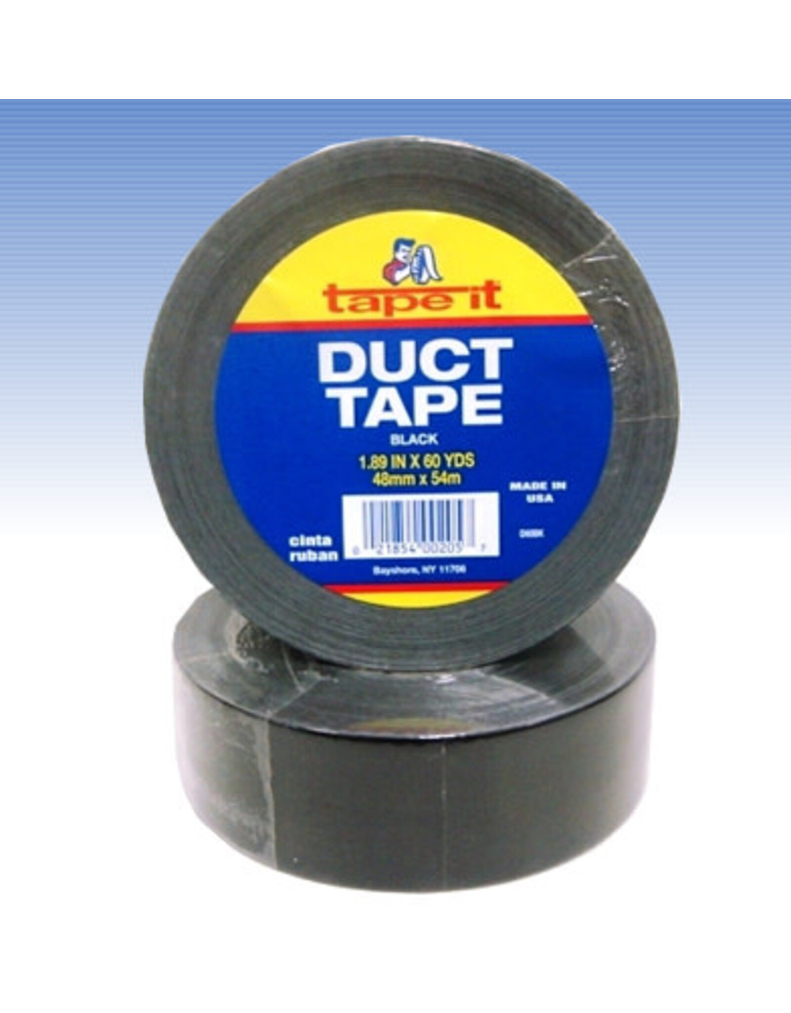 DUCT TAPE: 2"x10 YARDS -  BLACK