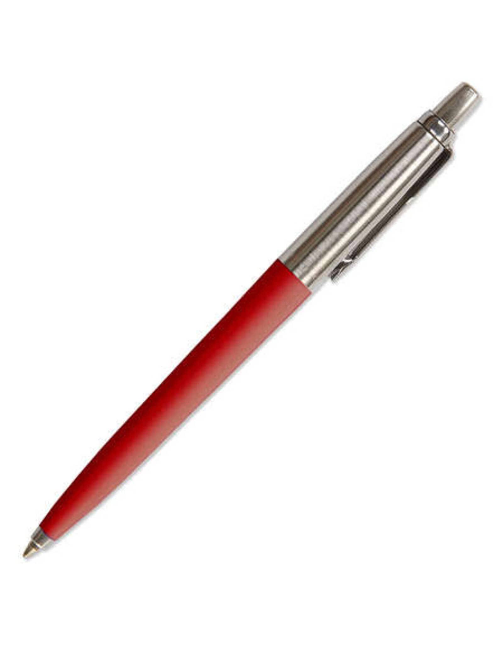 PARKER JOTTER BALL POINT PEN - BLACK INK - RED BARREL