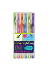 GEL PENS: BRIGHT GLITTER 6 PACK