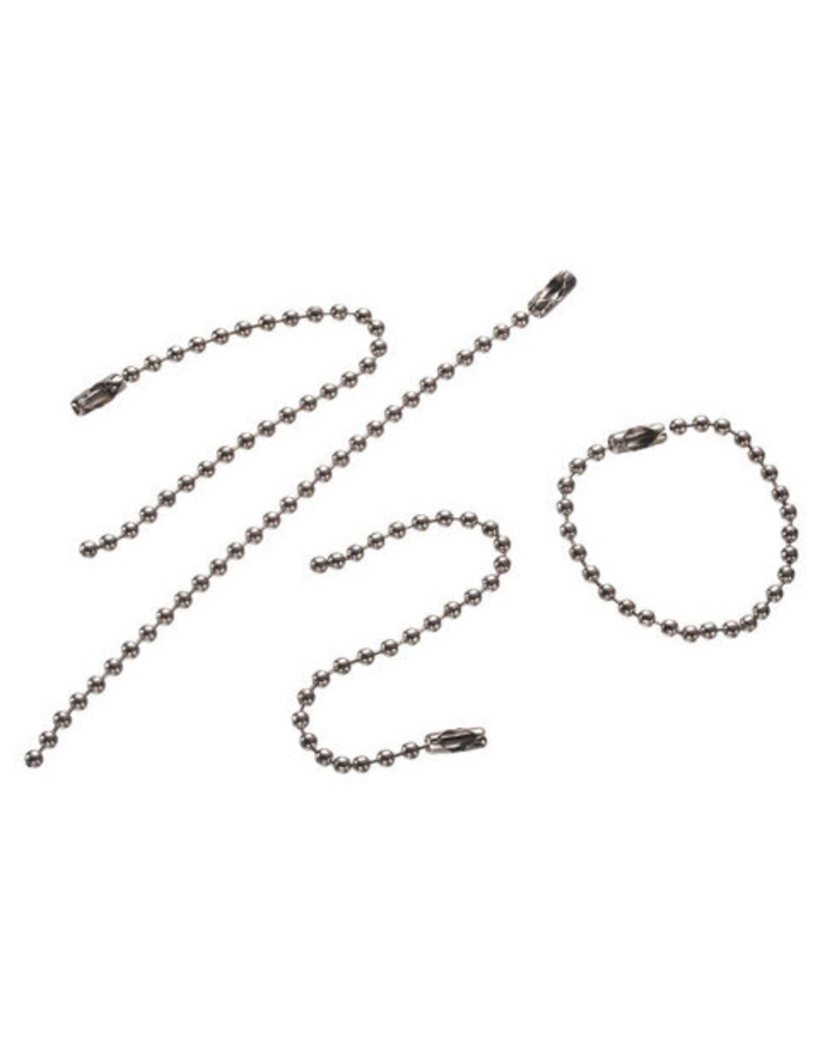 BALL CHAIN: 2.4MM BALL, 4" LONG  28 PACK