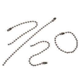 BALL CHAIN: 2.4MM BALL, 4" LONG  28 PACK