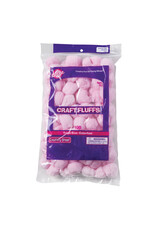 CRAFT FLUFFS: PINK  100 PACK