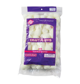 CRAFT FLUFFS: YELLOW 100 PACK