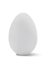 STYROFOAM EGG: 3.5"X3" - WHITE