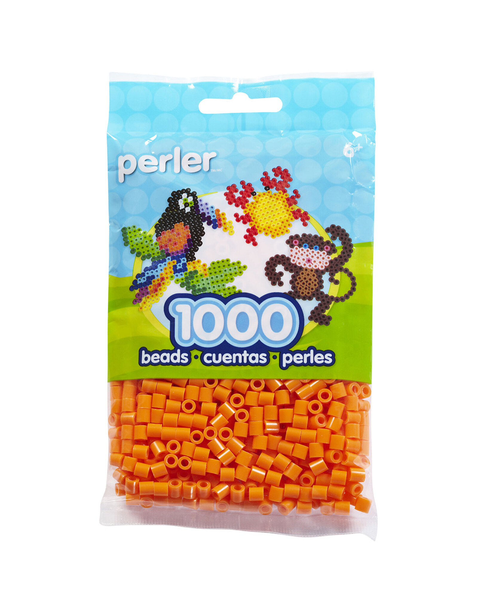 PERLER BEADS: ORANGE 1000 PACK