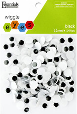 WIGGLE EYES: 12MM - 144 PACK