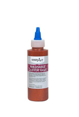 WASHABLE GLITTER GLUE: ORANGE 4OZ