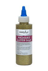 WASHABLE GLITTER GLUE: GOLD 4OZ