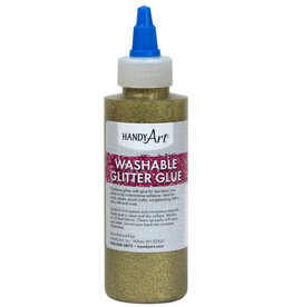 WASHABLE GLITTER GLUE: GOLD 4OZ