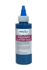 WASHABLE GLITTER GLUE: BLUE 4OZ