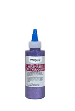 WASHABLE GLITTER GLUE: VIOLET 4OZ