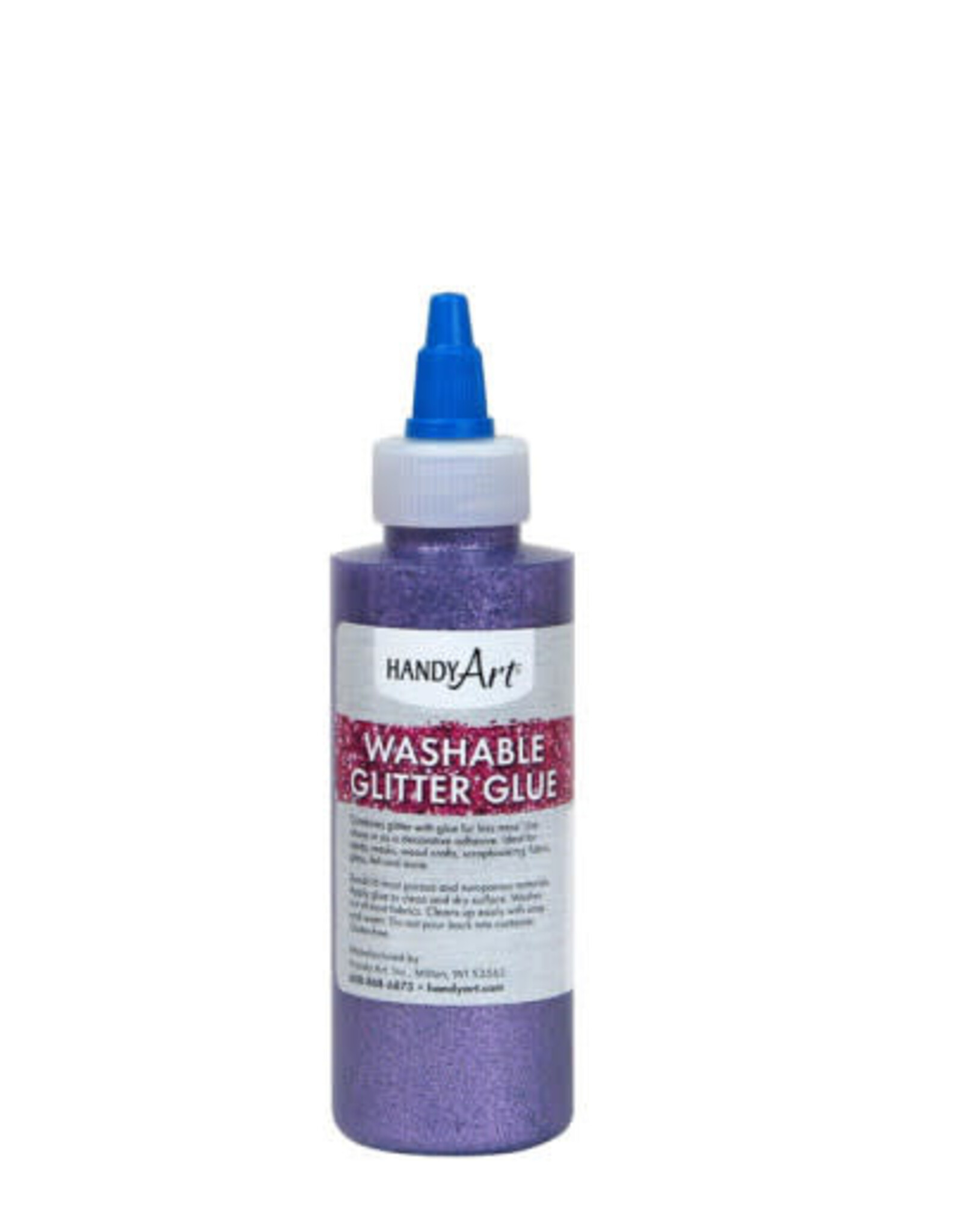 WASHABLE GLITTER GLUE: VIOLET PURPLE 4OZ