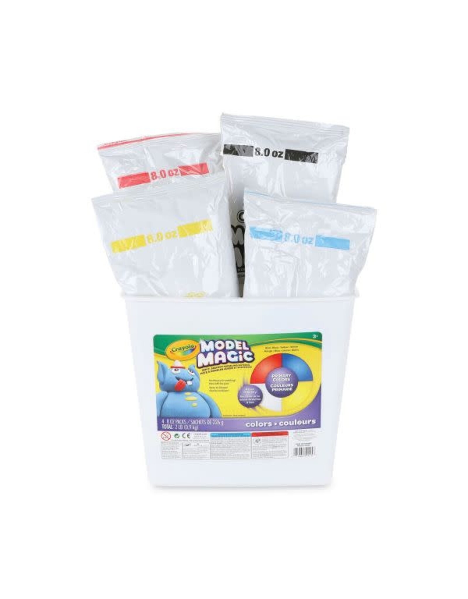 CRAYOLA MODEL MAGIC 2LB ASSORTED PRIMARY COLORS