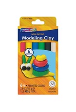 MODELING CLAY - 1LB - 6 ASSORTED COLORS