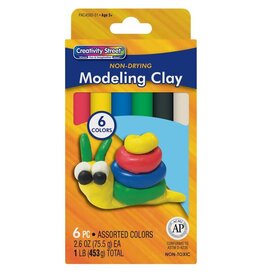 MODELING CLAY - 1LB - 6 ASSORTED COLORS