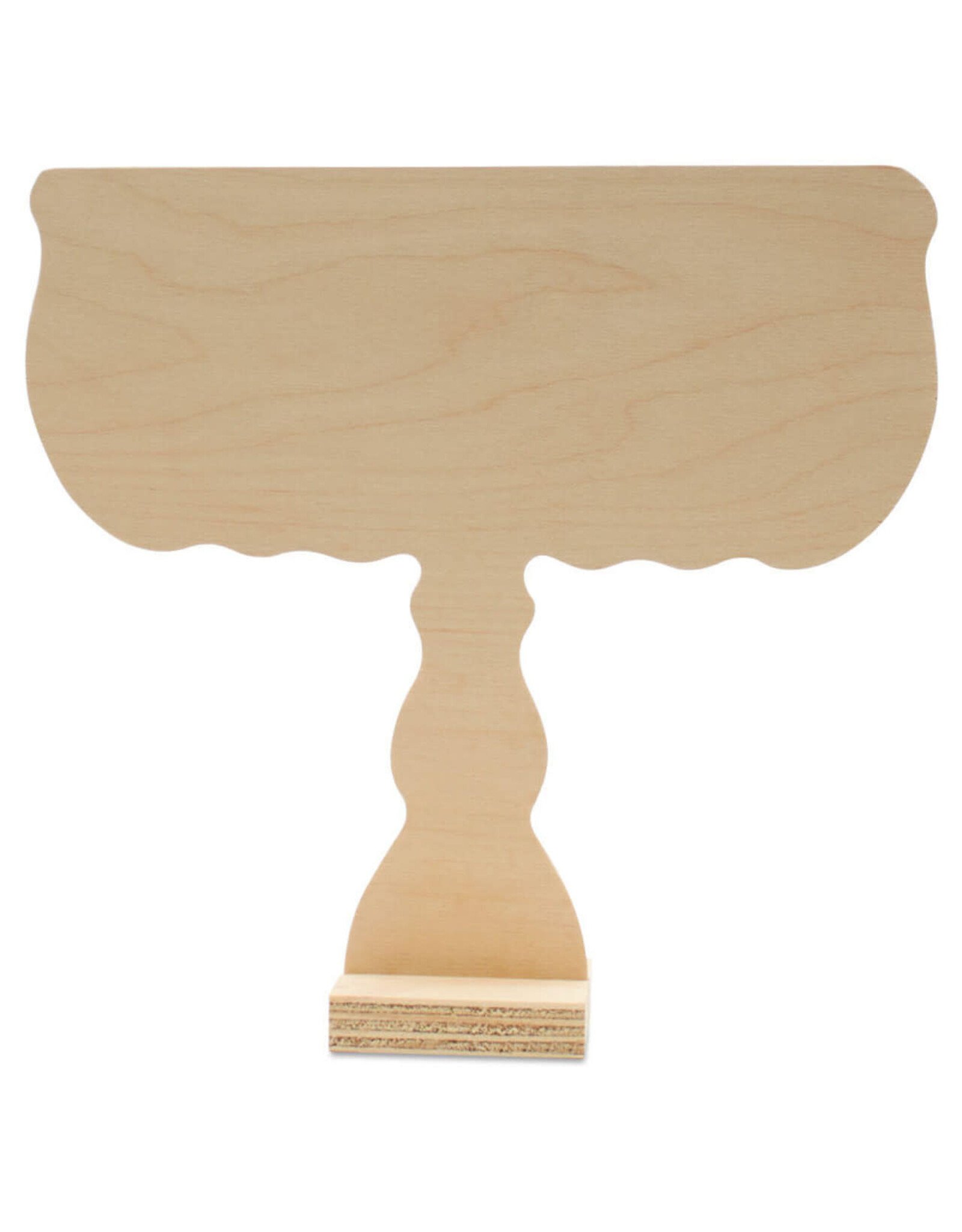 MENORAH -  WOODEN STANDING 10.25"X11.25"