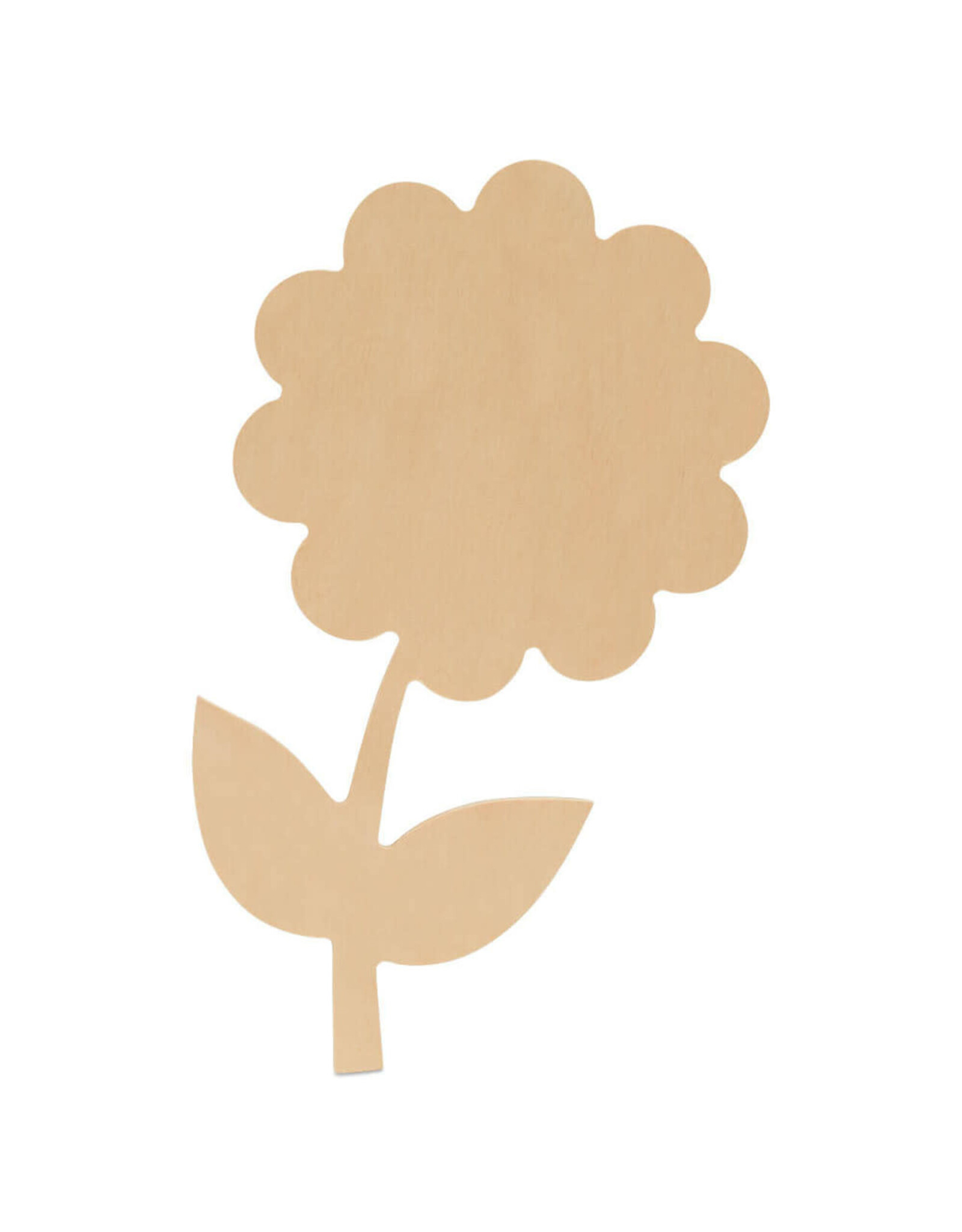 WOOD DAISY 12"X6.5"