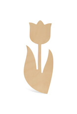 WOOD TULIP 12”x 4.5”