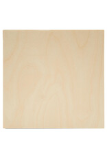 WOOD SQUARE PLAQUE: 6"X6" 1/8" thick
