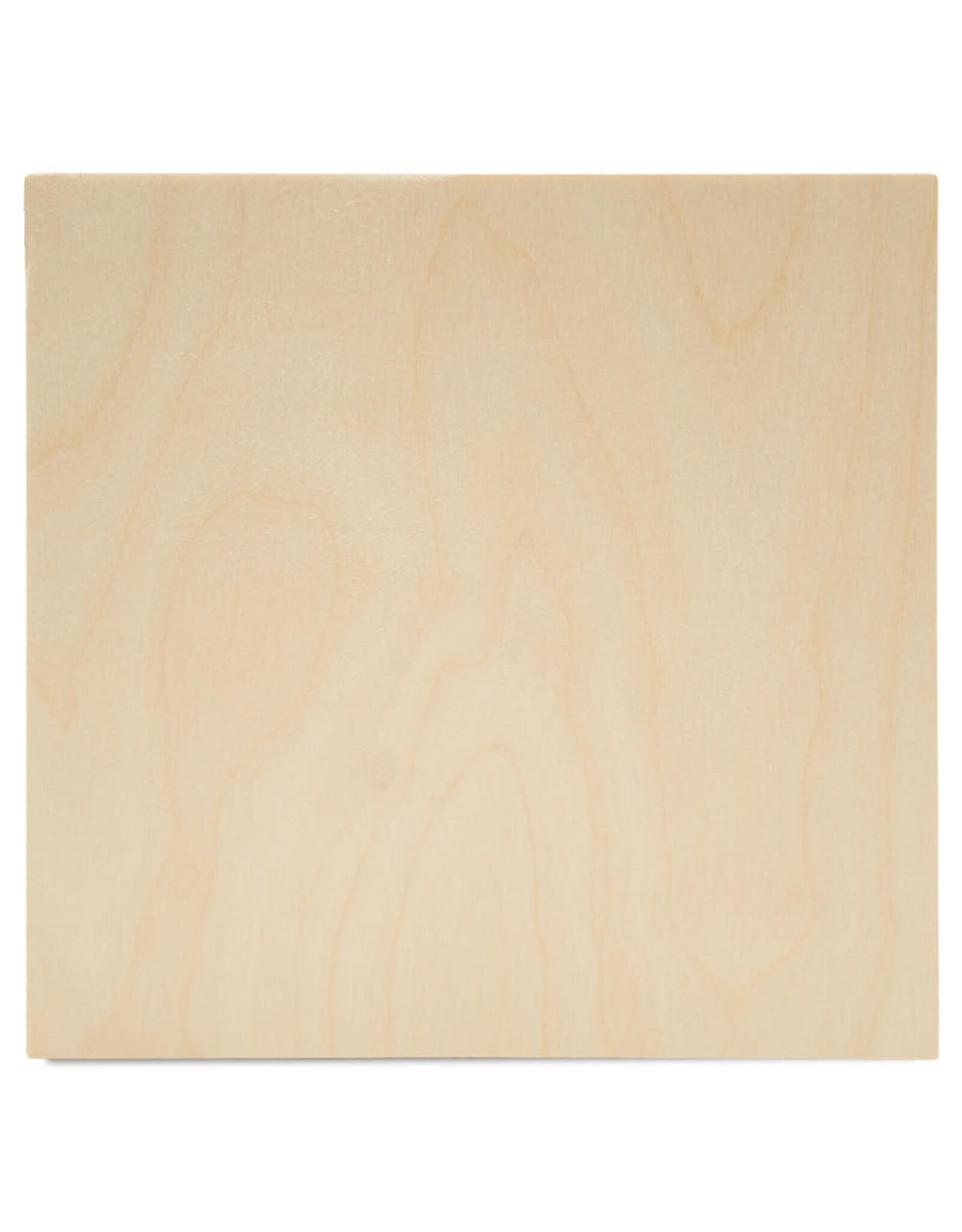 WOOD SQUARE PLAQUE: 6"X6" 1/8" thick