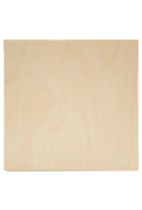 WOOD SQUARE PLAQUE: 8"X8" 1/8 " thick