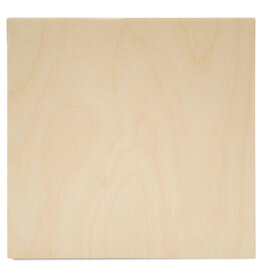 WOOD SQUARE PLAQUE: 8"X8" 1/8 " thick