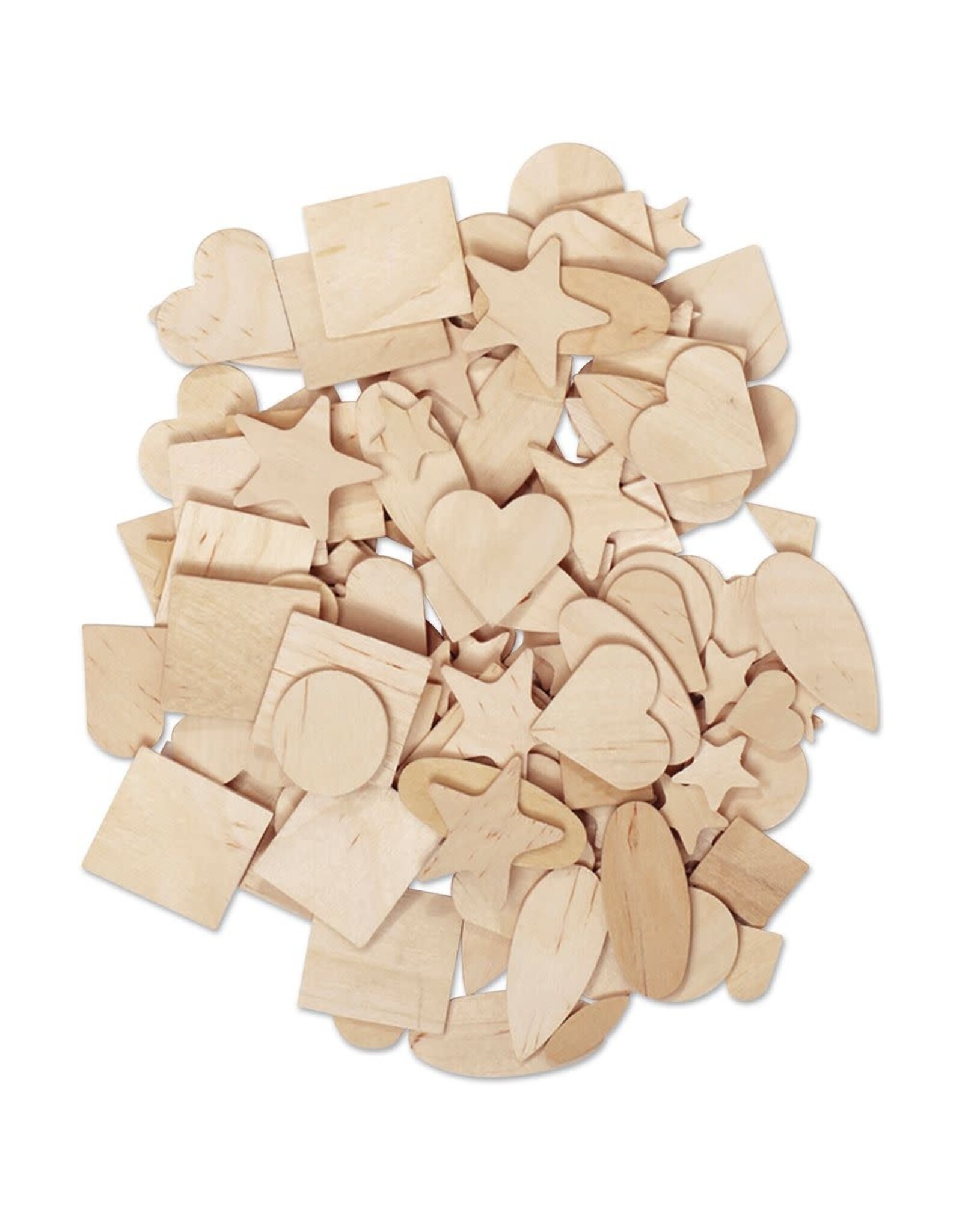 WOOD SHAPES: ASSORTED DESIGNS 1,000 PACK