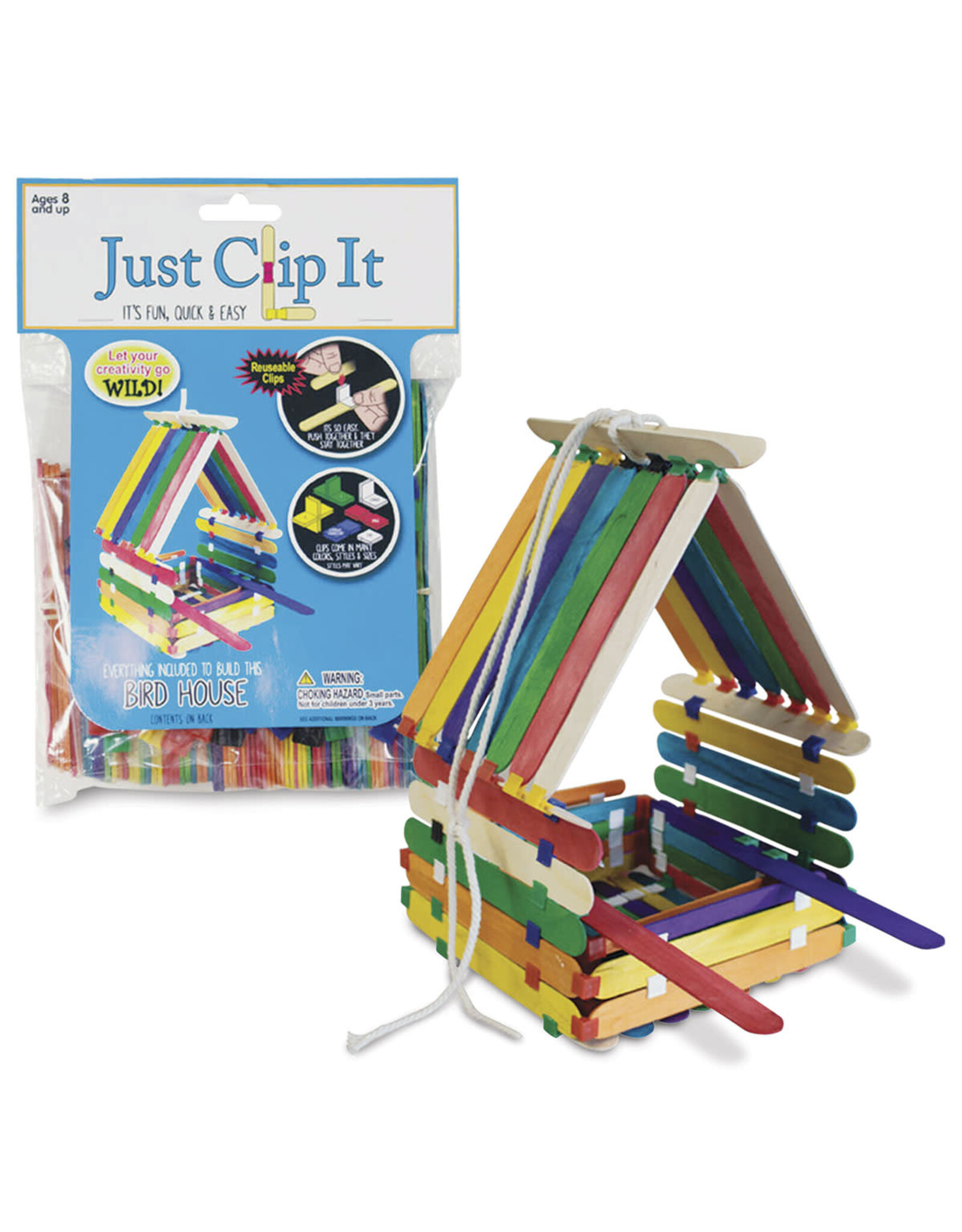 JUST CLIP IT STICKS: BIRD FEEDER