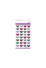 PUFFY FUN STICKER: SAFARI HEARTS