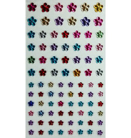 RANENU RHINESTONE GEM STICKER FLOWERS: ASSORTED SIZES 5-10MM