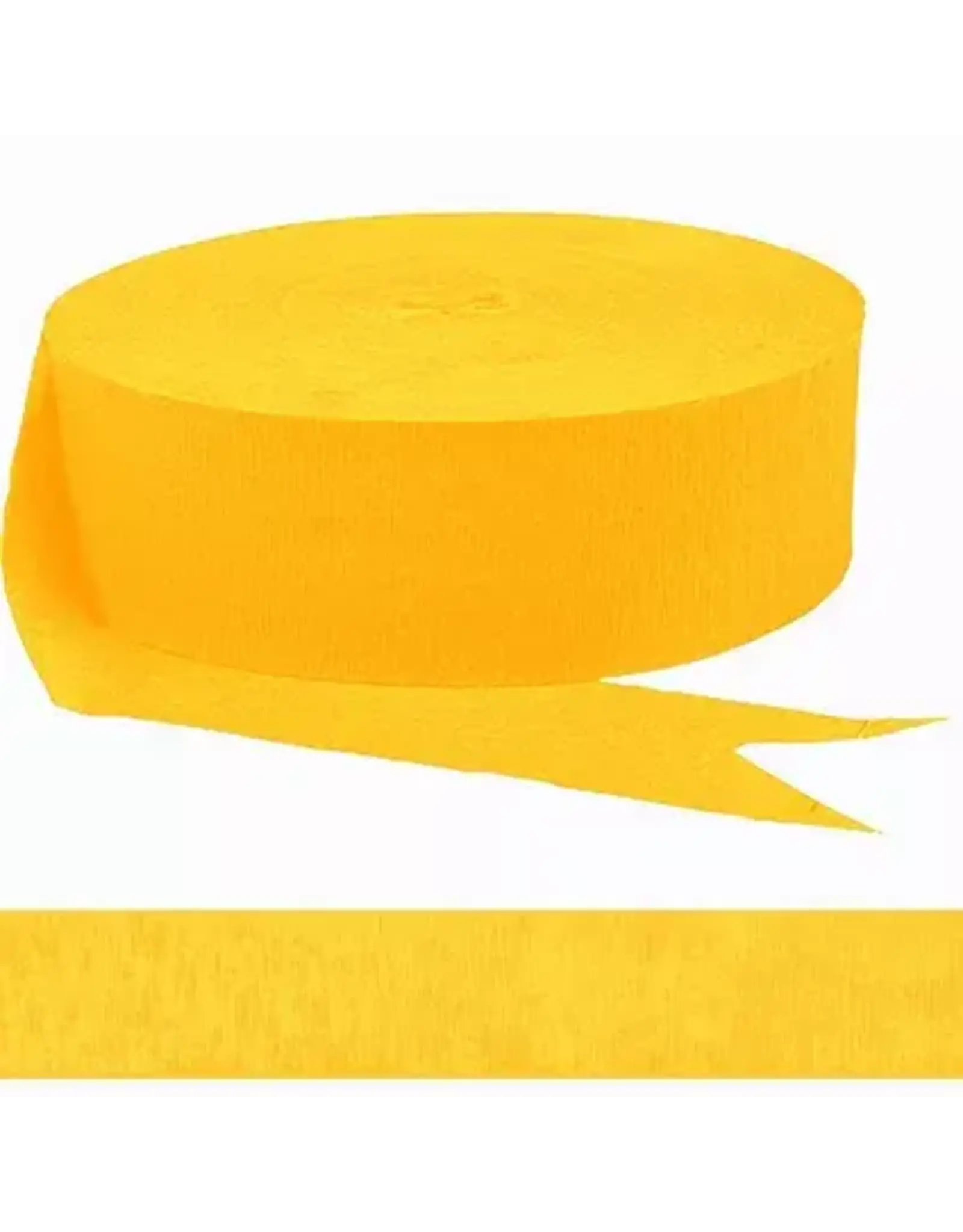 Unique STREAMER:  CANARY  YELLOW 81 FEET