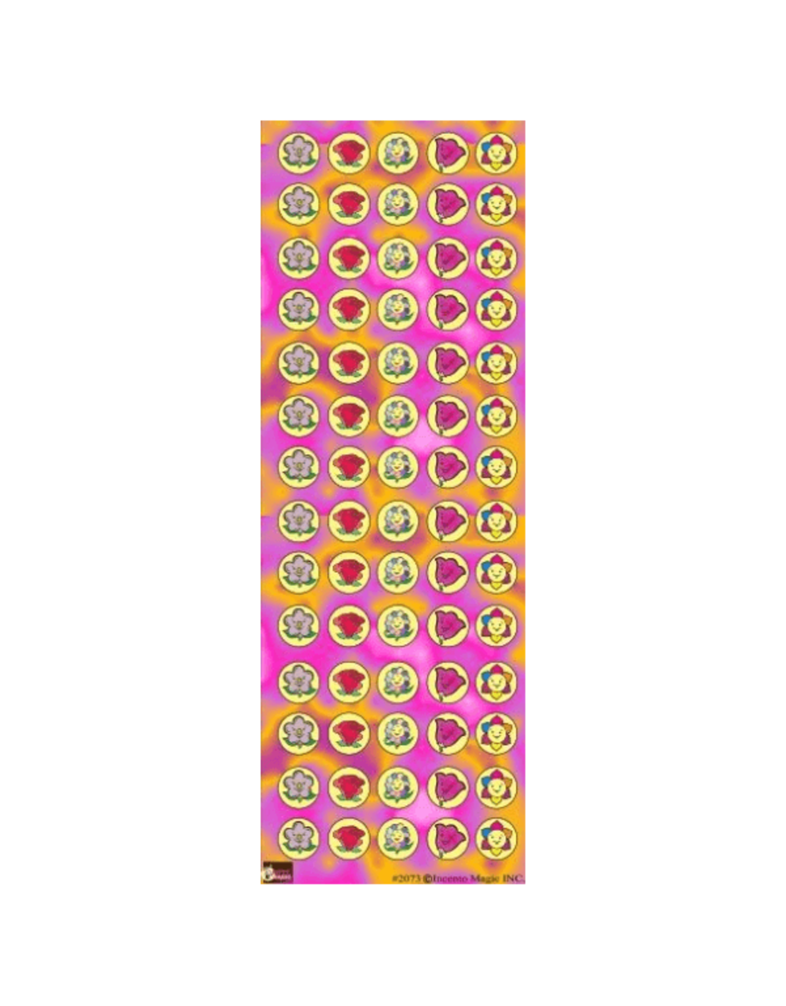 incento magic STICKERS - SMILE FLOWER DOTS - 6 SHEETS