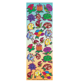 incento magic STICKERS: FLOWERS - DIE-CUT  6 SHEETS