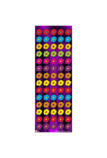 STICKERS -  DIE-CUT FLOWERS 25 SHEETS