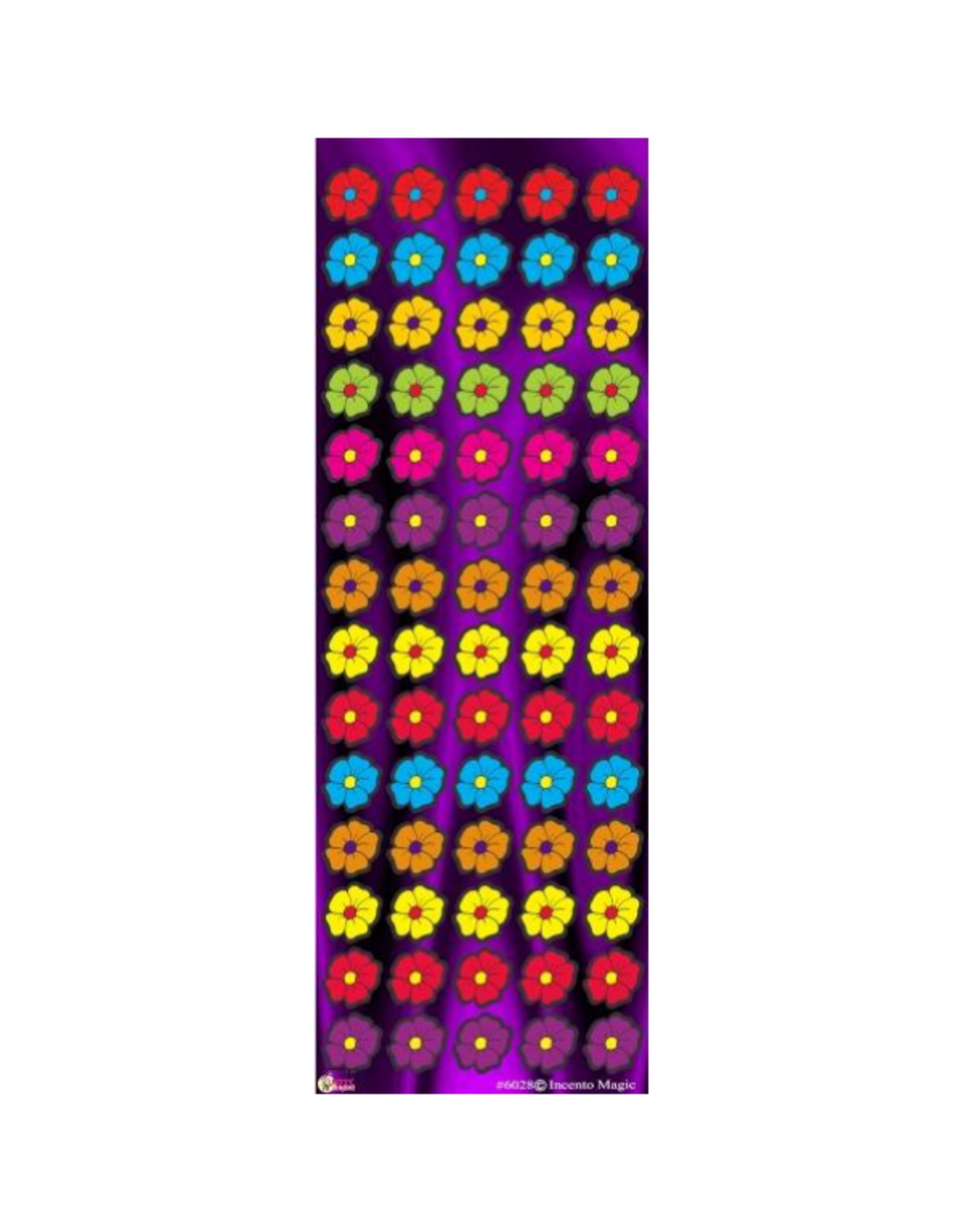 STICKERS -  DIE-CUT FLOWERS 25 SHEETS