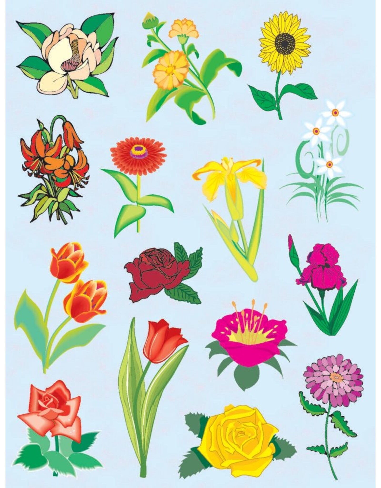 RANENU STICKERS: PRETTY FLOWER - 90 STICKERS