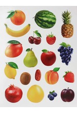STICKERS: DIE CUT FRUIT 10  SHEETS