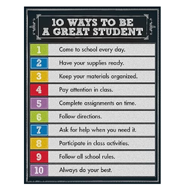 CHARTLET 10 GREAT WAYS TO BE A GREAT STUDENT