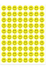 STICKER: YELLOW SMILE 8 ACROSS 10 SHEET