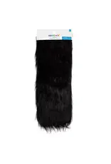 CRAFT FUR - 9x12 -LONG PILE  BLACK